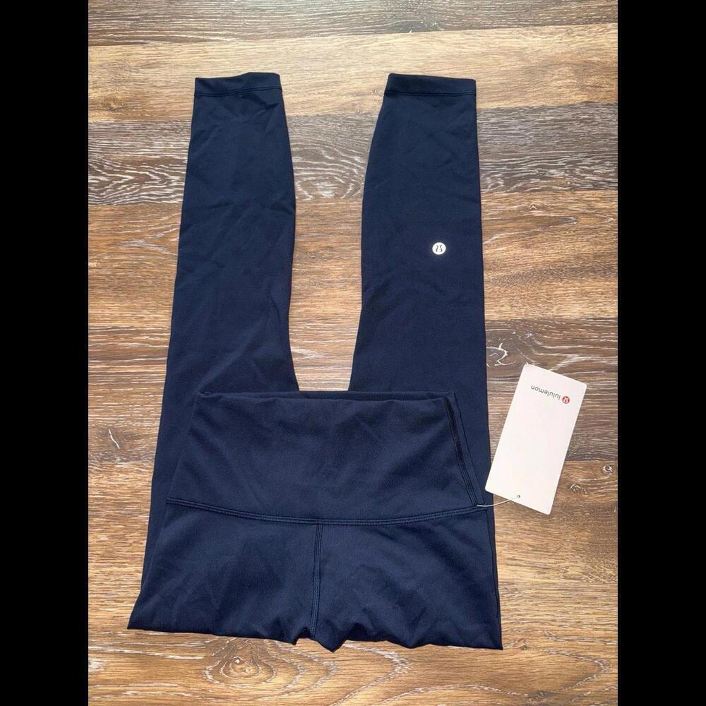 Lululemon Wunder Train High Rise 25” True Navy Size 4 NWT